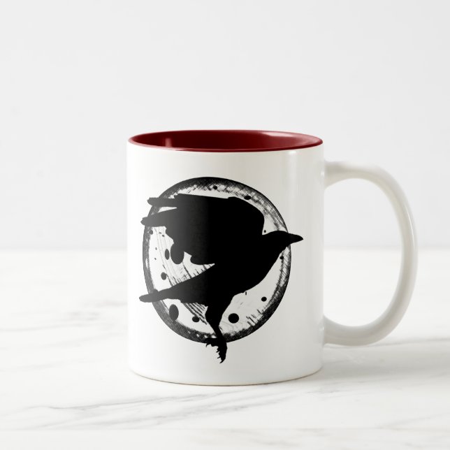 The Raven and the Moon Mug (Right)