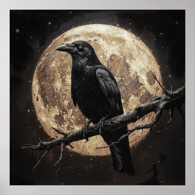 the raven and the moon poster (Front)