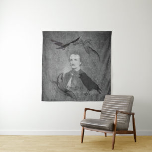The Raven - Edgar Allan Poe Tapestry