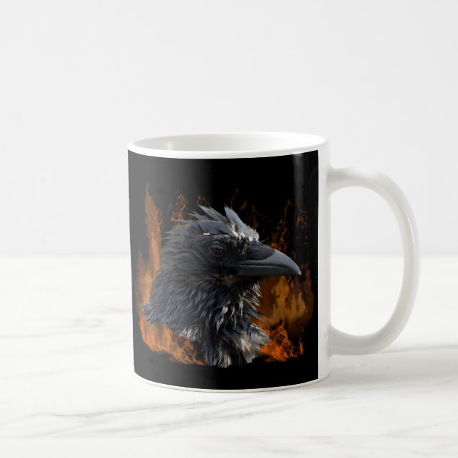 "The Raven Fire" Gifts Coffee Mug (Right)
