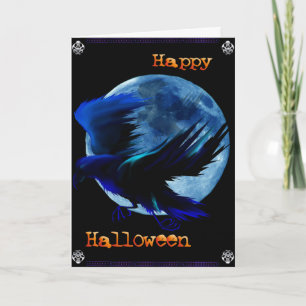 The Raven halloween cards