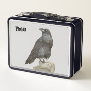 The Raven Metal Lunch Box