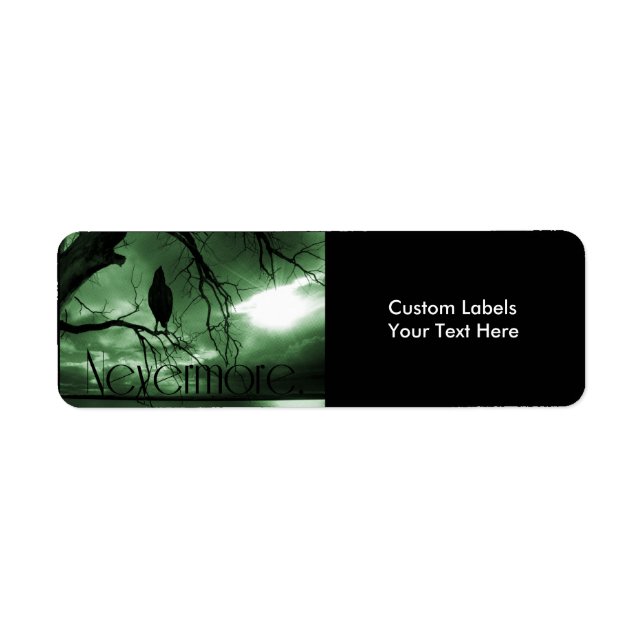 The Raven - Nevermore Sunbeams Tree - Green (Front)