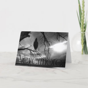 The Raven - Nevermore Sunbeams Tree Thank You Card