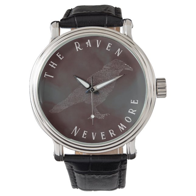 The Raven Poem Watch (Front)