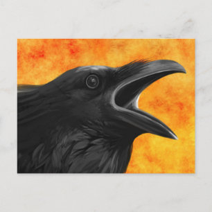 The raven postcard