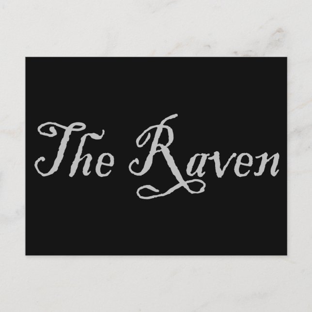 The Raven Postcard (Front)