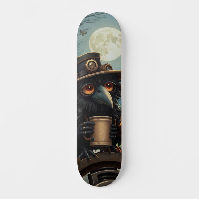 The raven powered by Coffee Skateboard (Front)