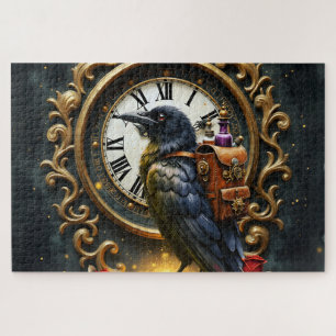 The Raven’s Clockwork Delivery Jigsaw Puzzle