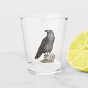 The Raven Shot Glass
