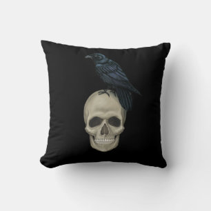 The Raven Throw Pillow