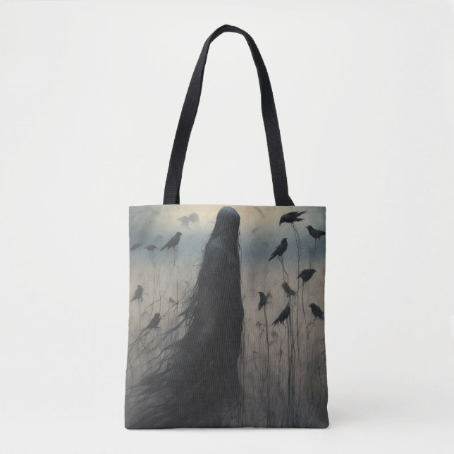 The Raven Witch Tote Bag (Front)