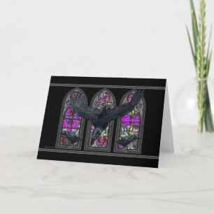 The Ravens Gothic Halloween Greeting Card