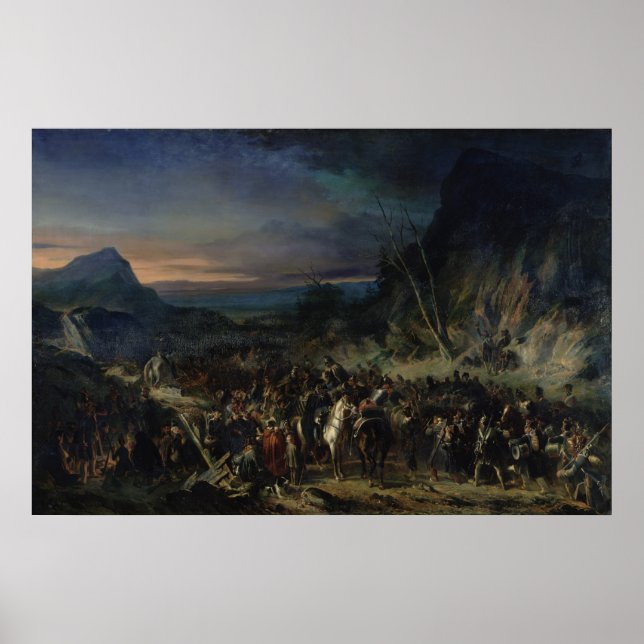 The Ravine, Campaign of 1809, 1843 Poster (Front)