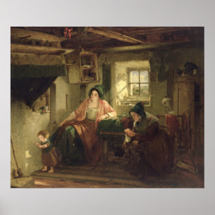 The Ray of Sunlight, 1857 Poster