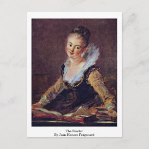 The Reader By Jean-Honore Fragonard Postcard