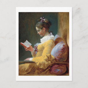 The Reader, Fragonard Postcard