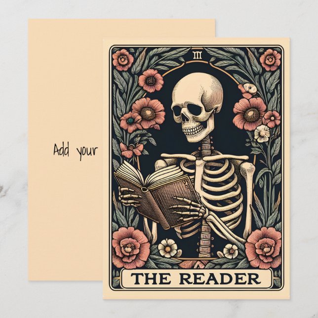 The Reader Tarot Card (Front/Back)