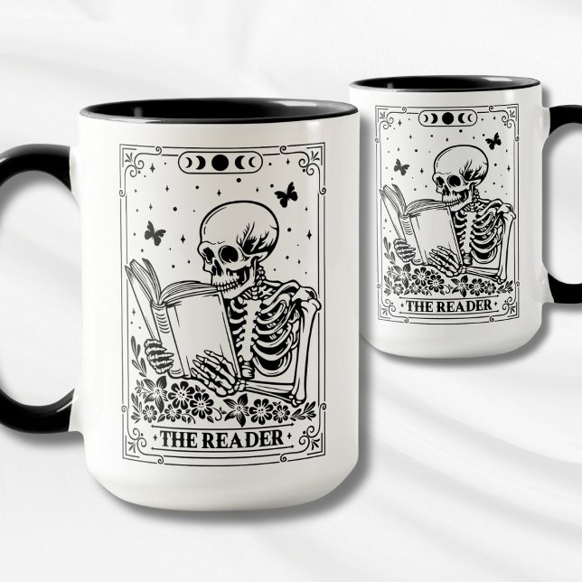 The Reader Tarot Card Mug (Creator Uploaded)