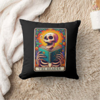 The Reader Tarot Card Pillow