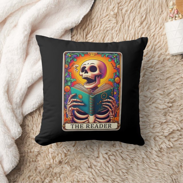 The Reader Tarot Card Pillow (Blanket)