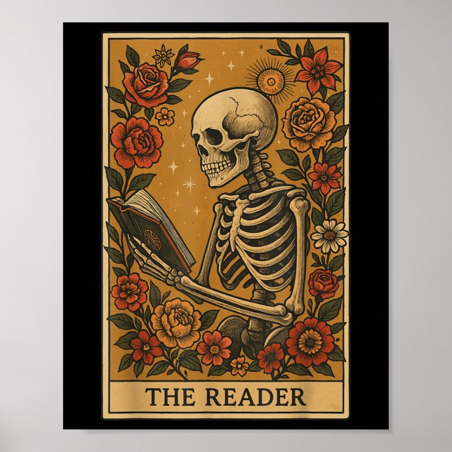 The Reader Tarot Card  Poster (Front)