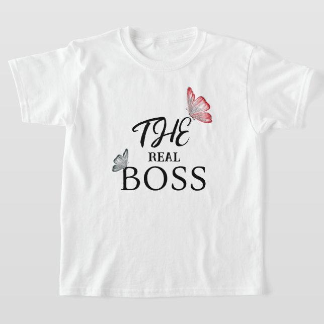 The Real Boss T-Shirt (Laydown)