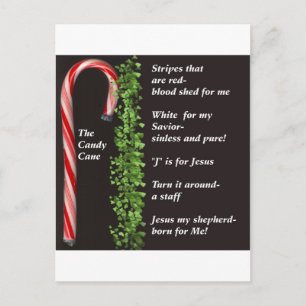 THe Real Candy Cane Meaning Postcard