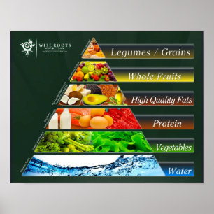 The REAL Food Pyramid Poster