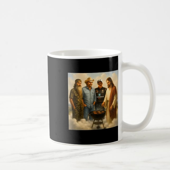 The Real Gang Meet Up In Heaven Phil Funny Meme Bb Coffee Mug (Right)