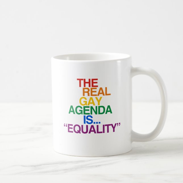 THE REAL GAY AGENDA COFFEE MUG (Right)