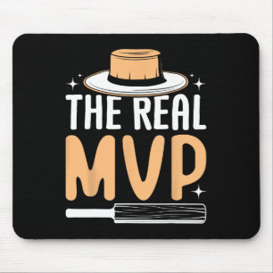 The Real Mvp Cricket Mouse Pad