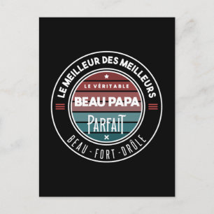 The real perfect daddy postcard