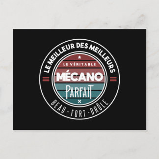 The real perfect mechanic postcard