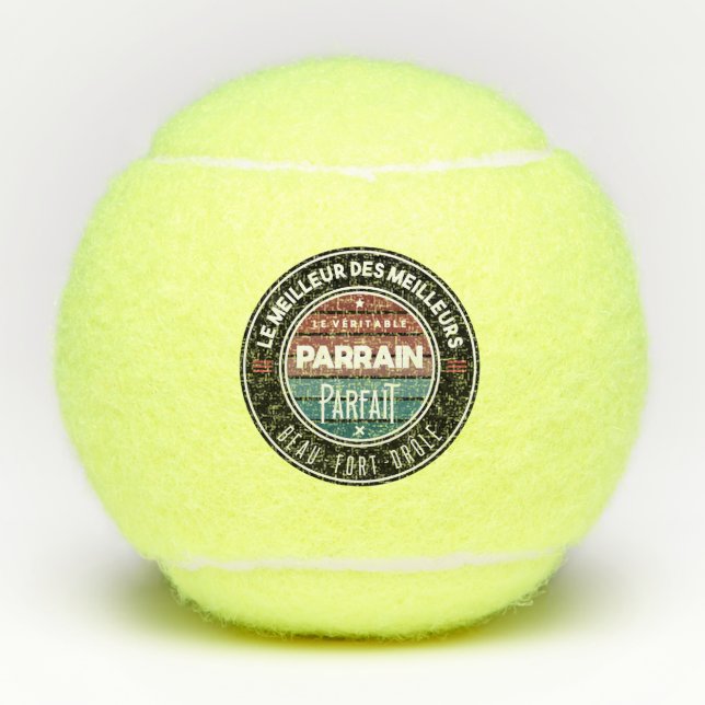 The real perfect sponsor tennis balls (Front)