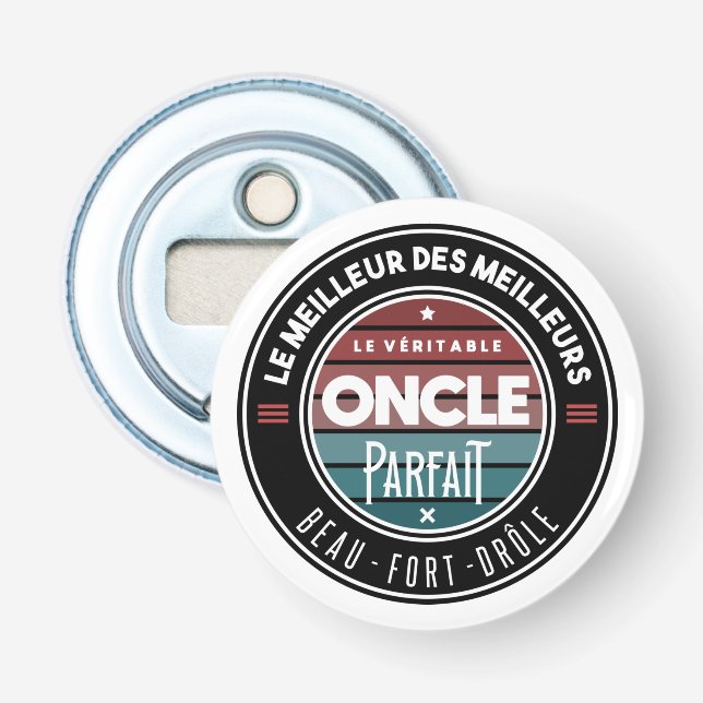 The Real Perfect Uncle Bottle Opener (Front)