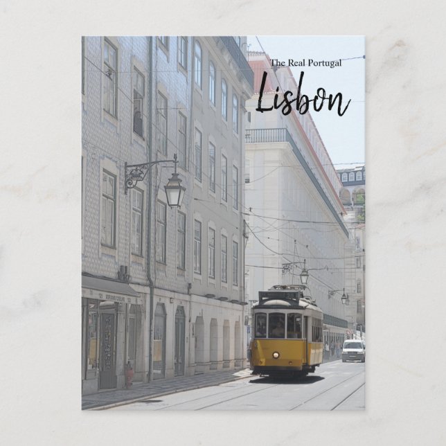 The Real Portugal- Lisbon Vintage Travel Postcard (Front)