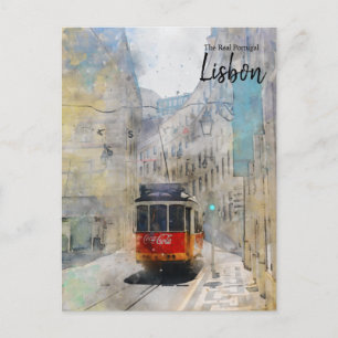 The Real Portugal- Lisbon Vintage Travel Postcard