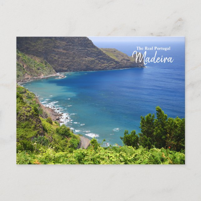 The Real Portugal- Madeira Postcard (Front)