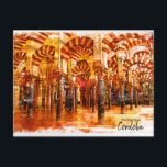 The Real Spain Cordoba Postcard<br><div class="desc">Beautiful Mezquita of Cordoba,  Spain.</div>