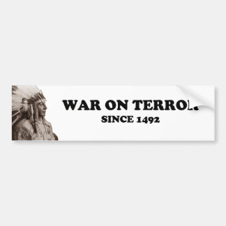 The Real War On Terror Bumper Sticker