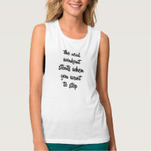 The Real Workout Muscle Tank