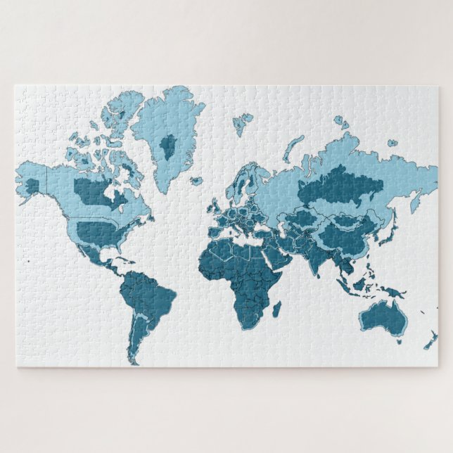 The Real World Map Jigsaw Puzzle (Horizontal)