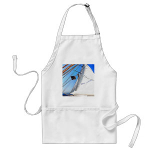 The Realist Adjusts The Sails Nautical Art Standard Apron