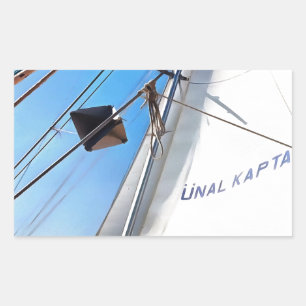 The Realist Adjusts The Sails Nautical Art Sticker