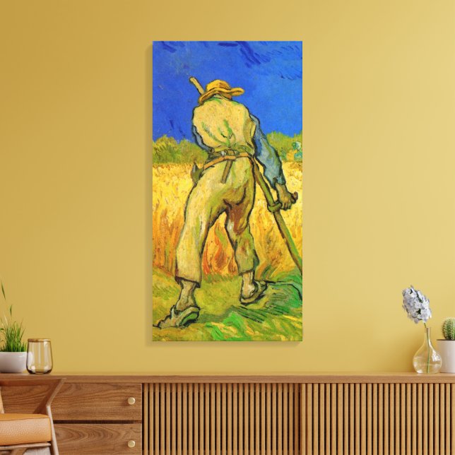 The Reaper (after Millet) by Vincent van Gogh Canvas Print (Insitu(LivingRoom))