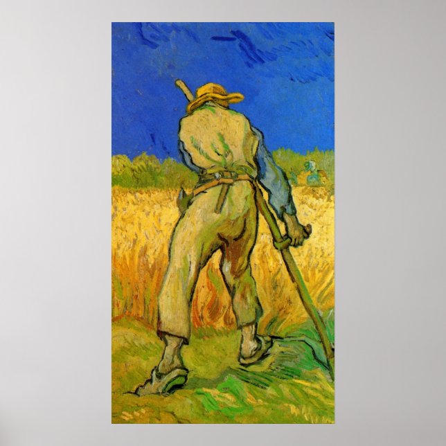 The Reaper (after Millet) by Vincent van Gogh Poster (Front)