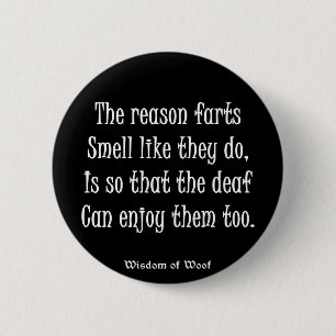 The Reason Farts Smell Like They Do 2 Inch Round Button