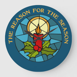 The Reason for the Season 3 Large Clock