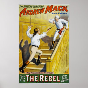 The Rebel ~ Irish Rebellion 1798 ~Irish Songs 1900 Poster